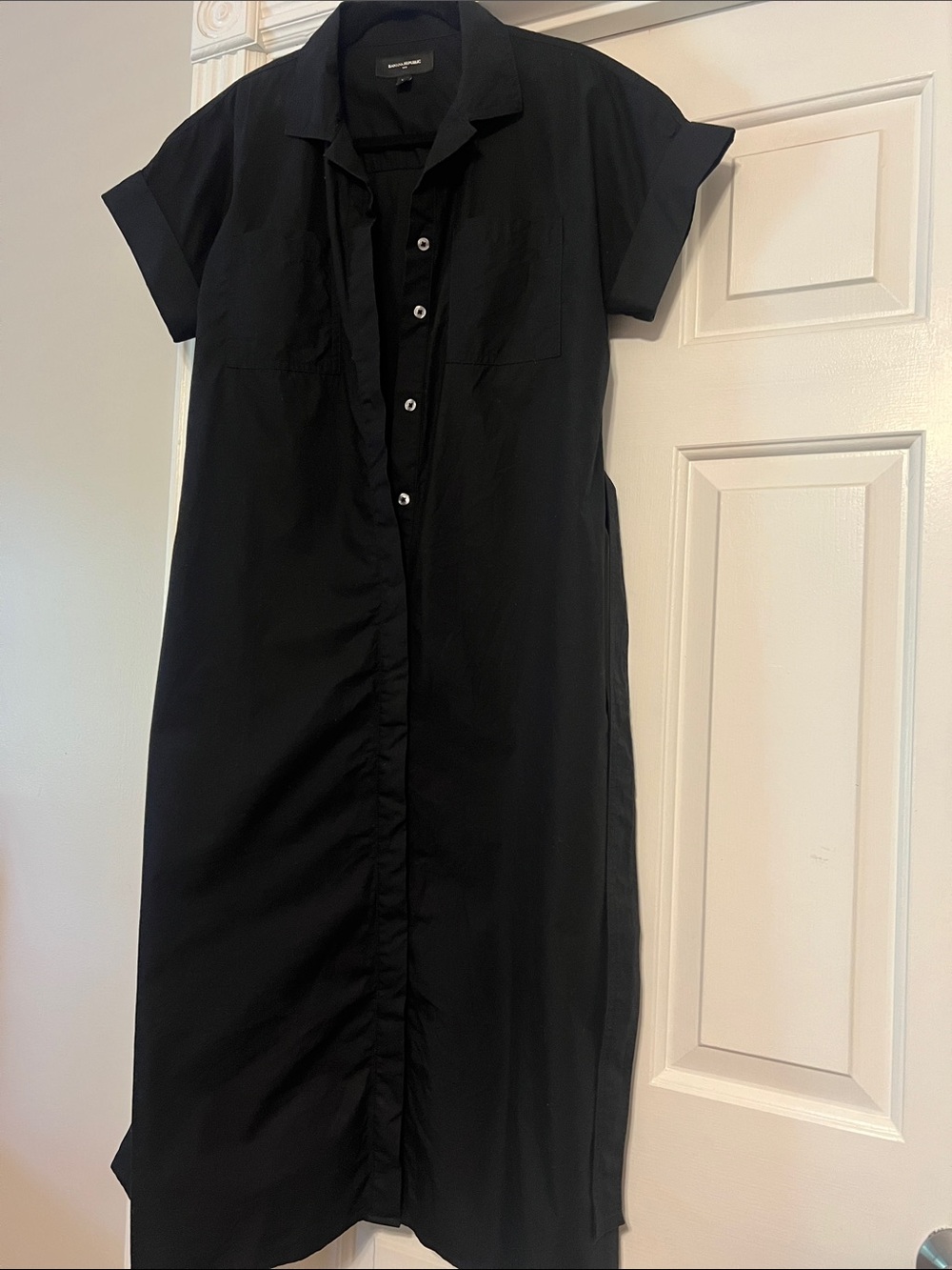 Banana Republic Belted Midi Shirt Dress XS Classic Chic